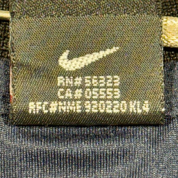 Vintage Nike Team Georgetown Iverson #3 Jersey L Navy Blue 90s - Picture 6 of 7